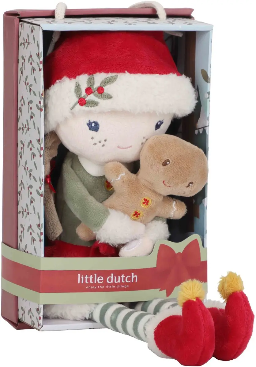 Little Dutch Kerstpop 35cm - Roze - afbeelding 2 van 6