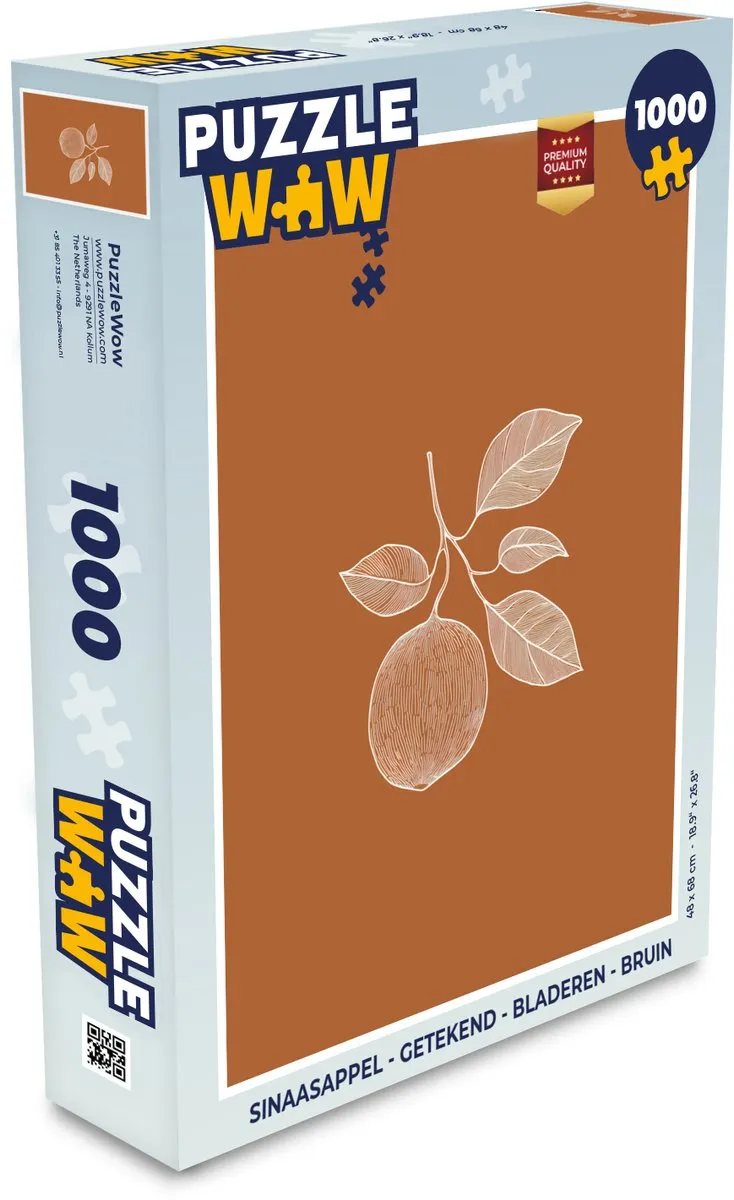 PuzzleWow Legpuzzel 1000 Stuks