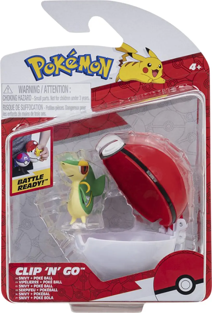 Pokémon Clip 'N' Go Snivy + Poké Ball