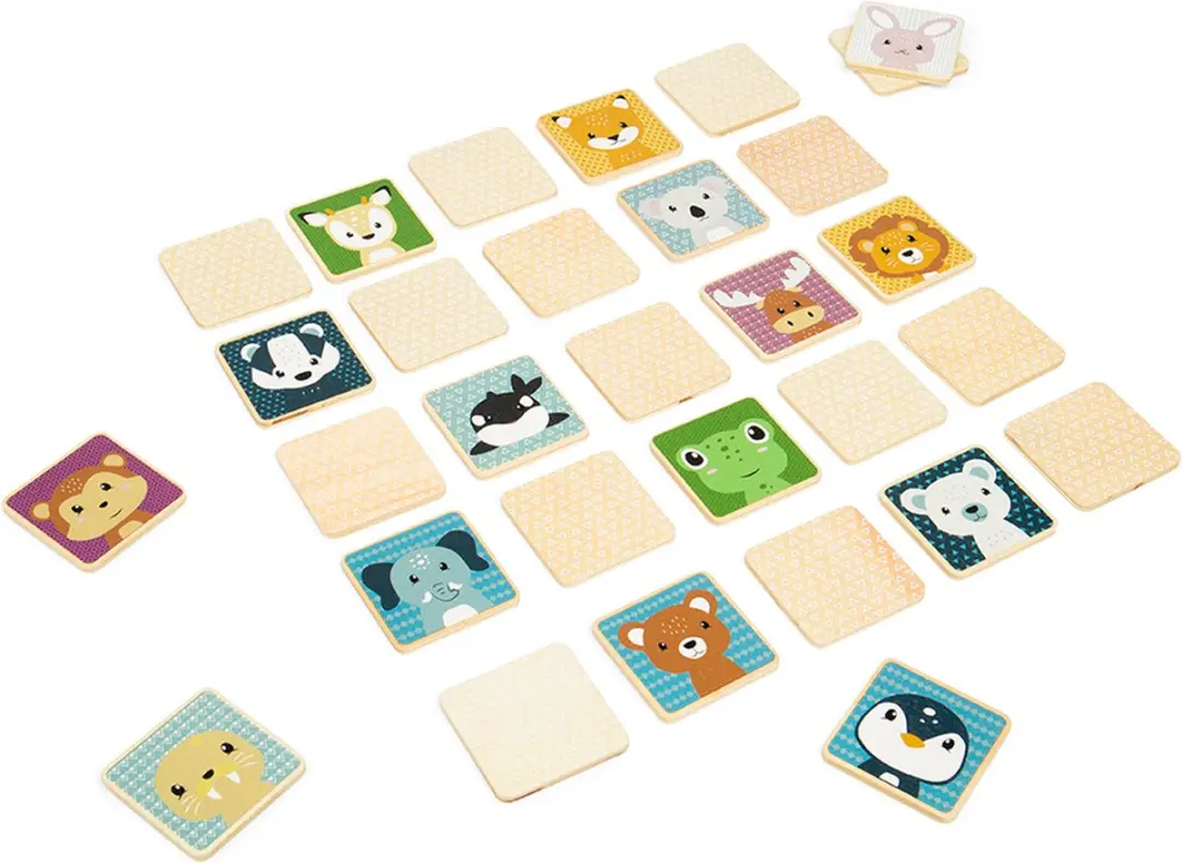BigJigs dieren memoryspel educatief speelgoed karton FSC.