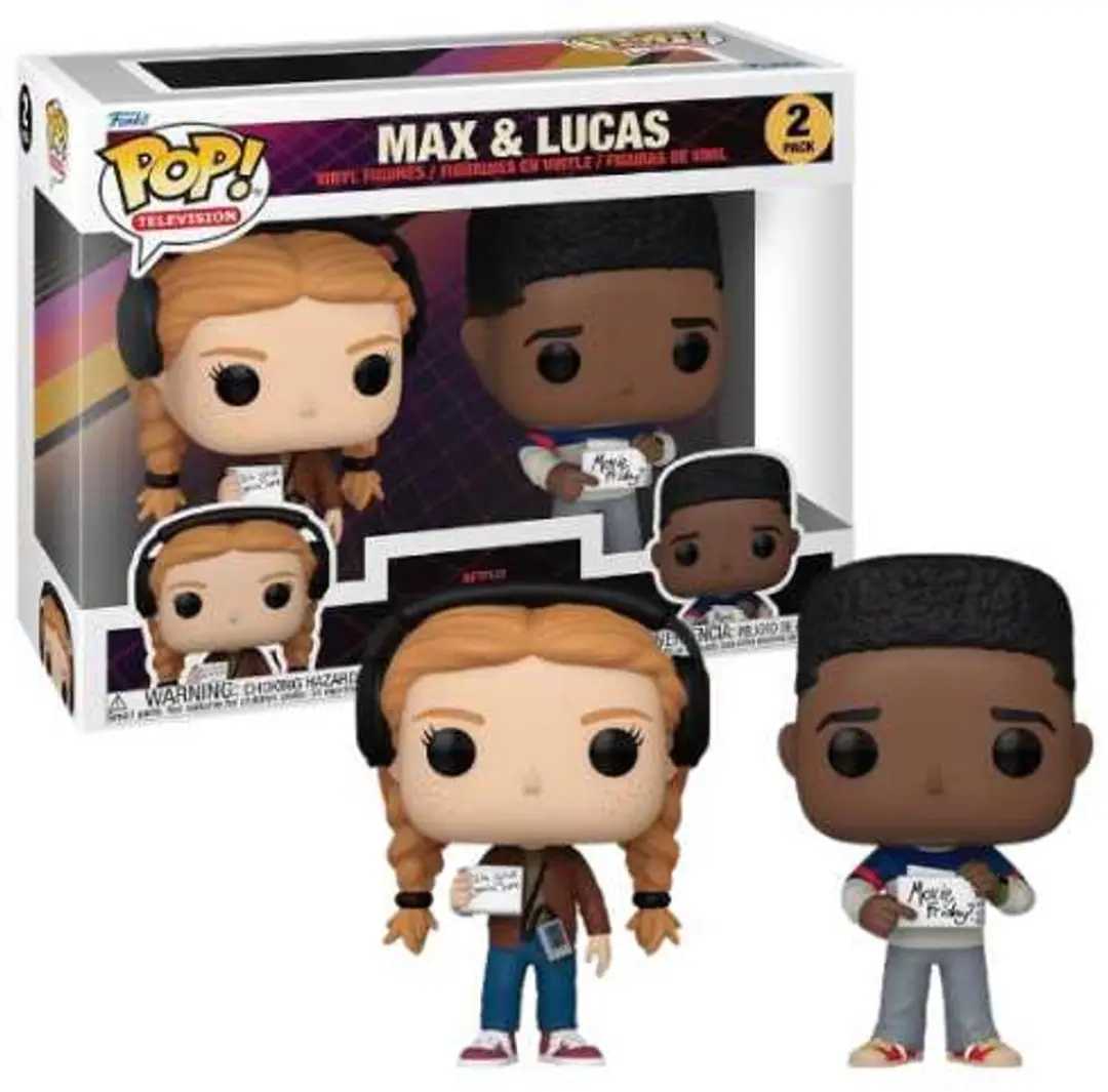 Funko Pop Stranger Things Max & Lucas 2-Pack - FK80139 - afbeelding 5 van 5