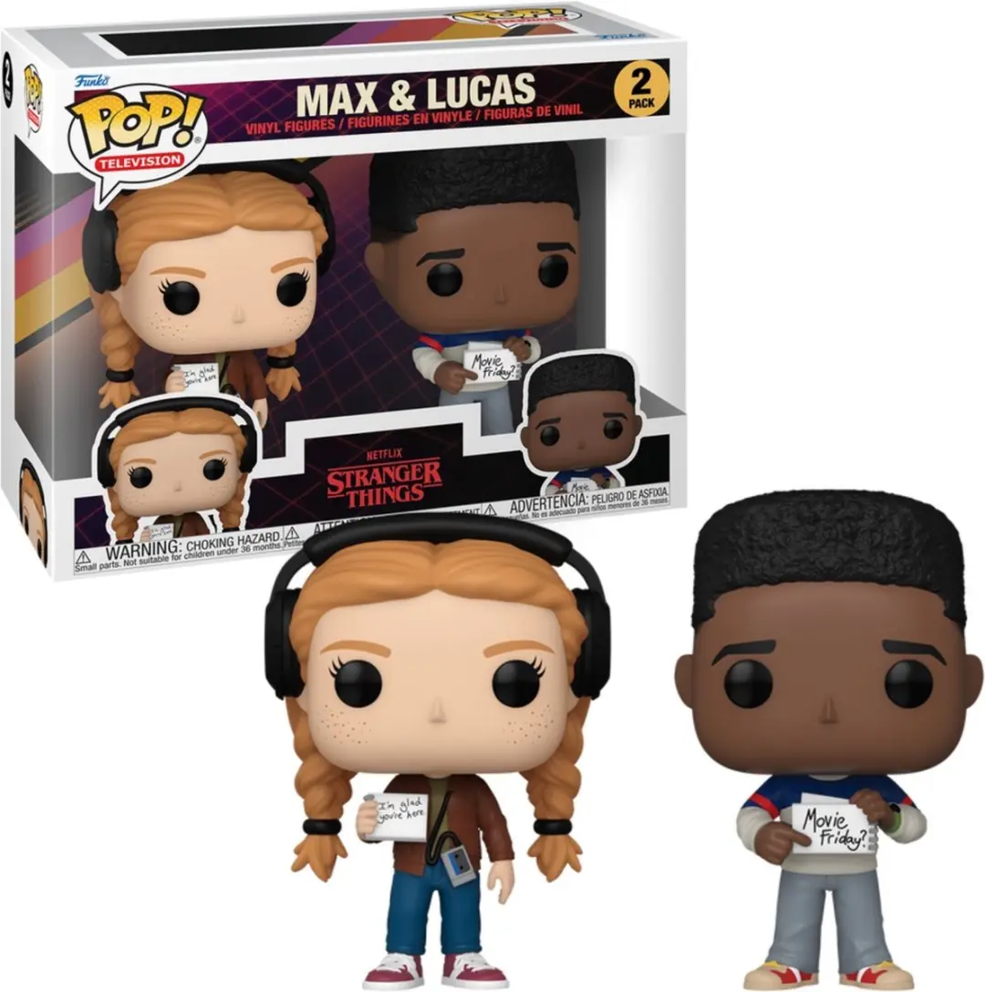 Funko Pop Stranger Things Max & Lucas 2-Pack - FK80139 - afbeelding 2 van 5