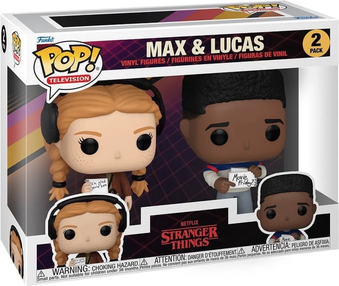Funko Pop Stranger Things Max & Lucas 2-Pack