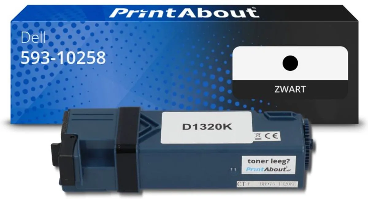 PrintAbout Dell DT615 Toner Zwart 2.250 Pagina's