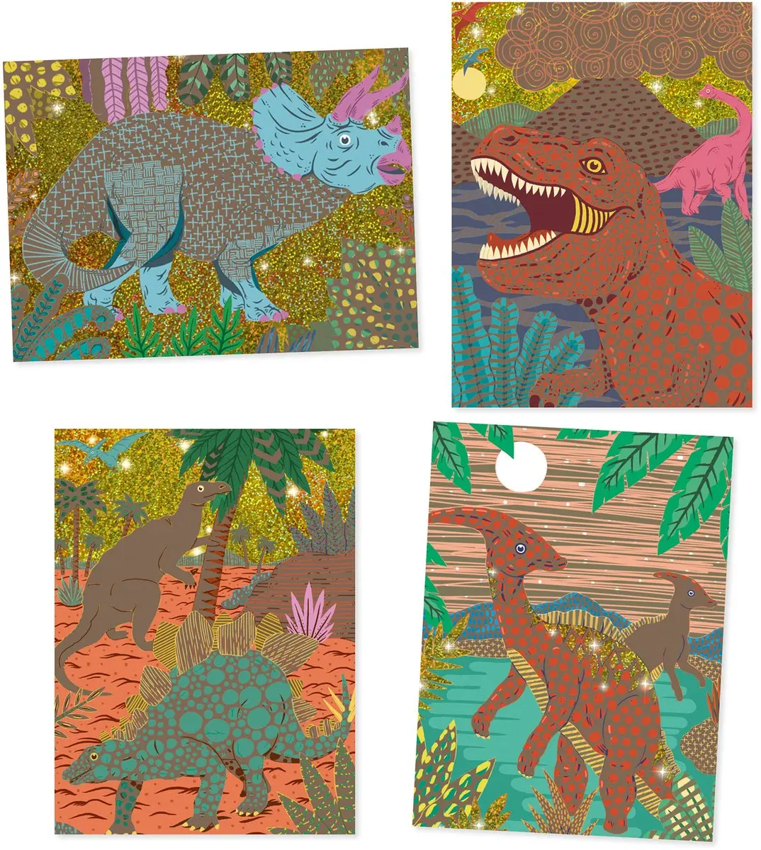 Djeco Scratch Knutselset Dino's