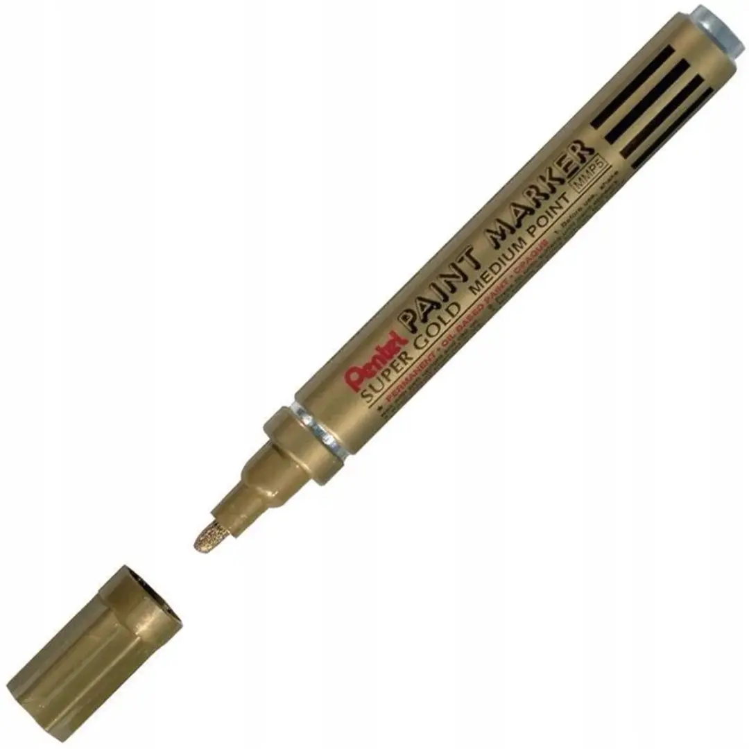 Pentel oliegebaseerde marker medium MMP5 goud