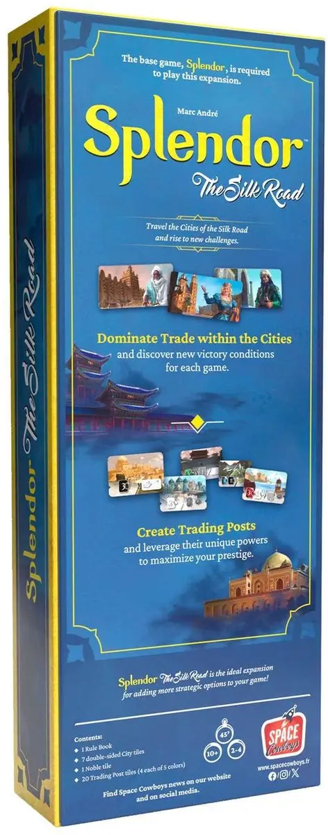 Space Cowboys Splendor Silk Road Uitbreiding - Bordspel - afbeelding 2 van 6