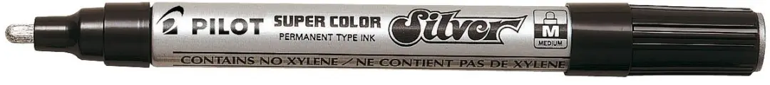 Pilot Marker Zilver
