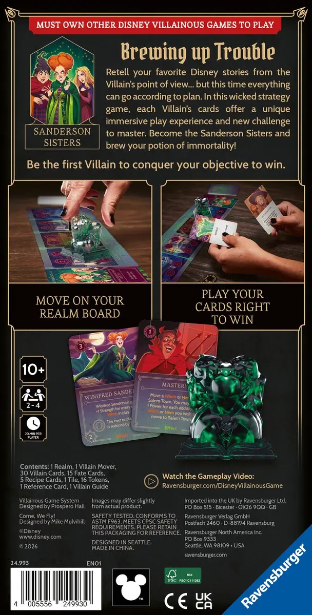 Ravensburger Disney Villainous Come We Fly! Uitbreiding - afbeelding 4 van 4