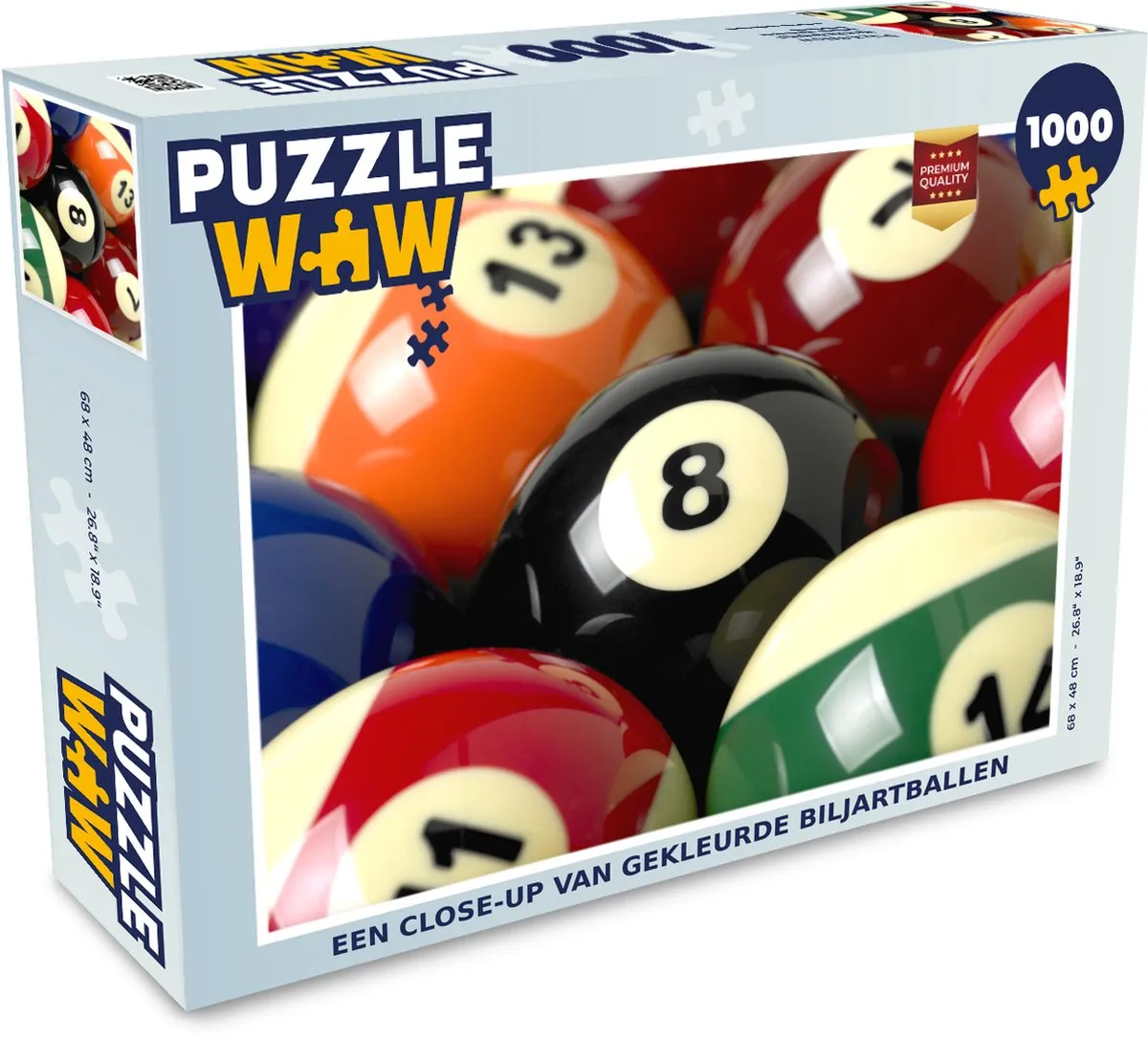 PuzzleWow Legpuzzel 1000 Stuks Multicolor