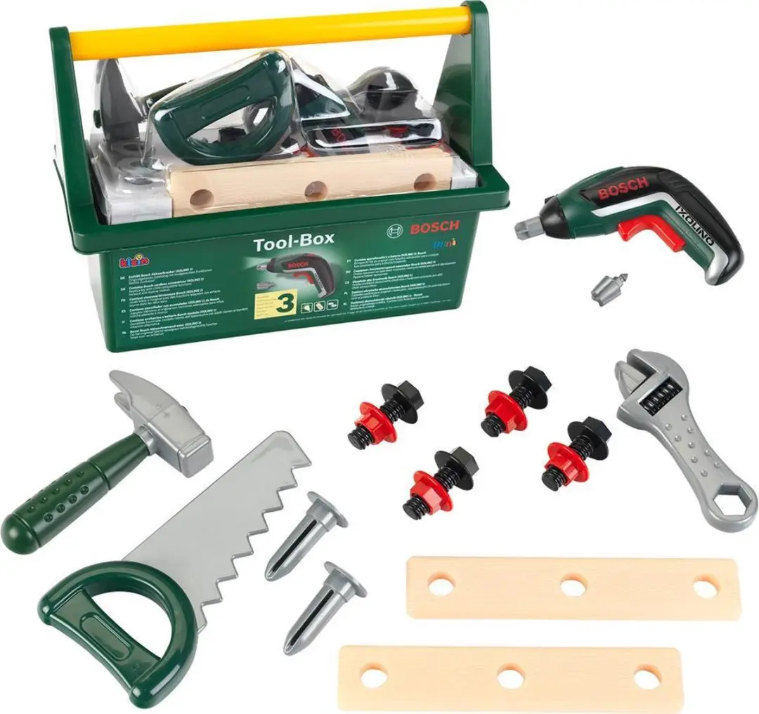 Klein Toys Gereedschapskoffer - Ixolino Accuschroevendraaier - afbeelding 4 van 4
