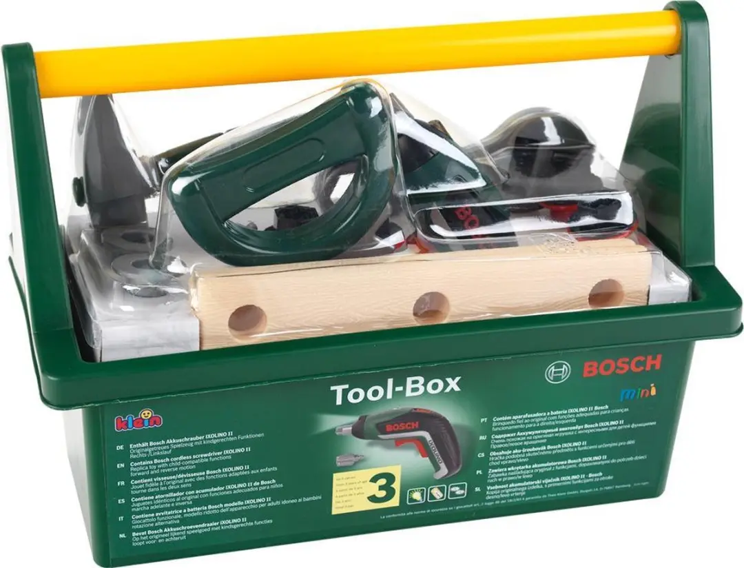 Klein Toys Gereedschapskoffer - Ixolino Accuschroevendraaier - afbeelding 3 van 4