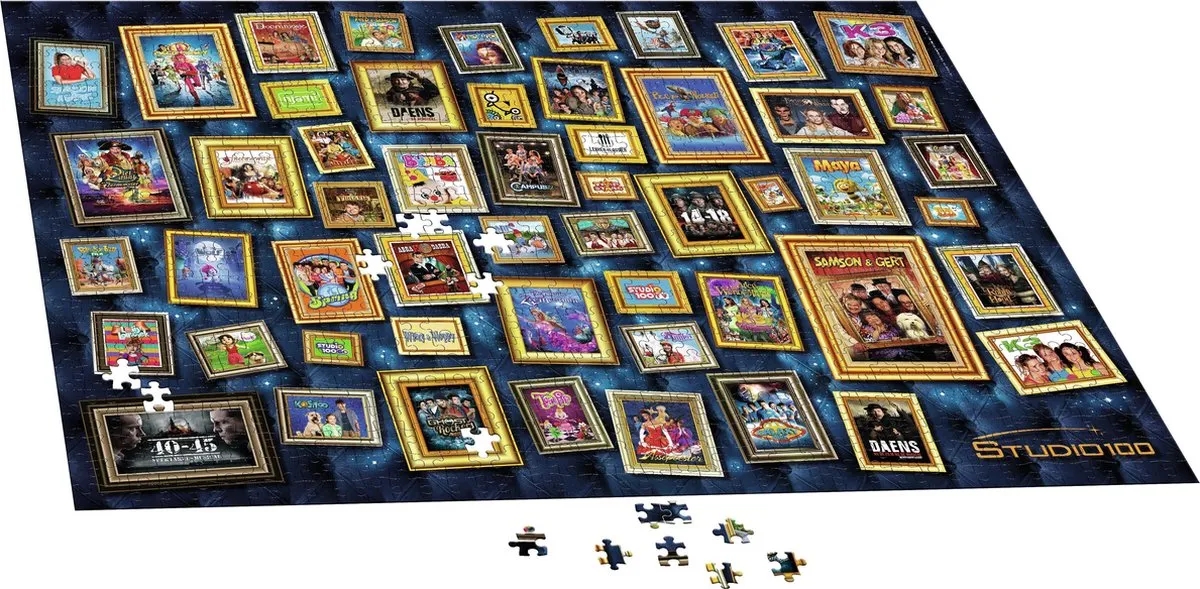 Studio 100 Puzzel 25 Jaar Jubileum 1000 Stuks - Multicolor