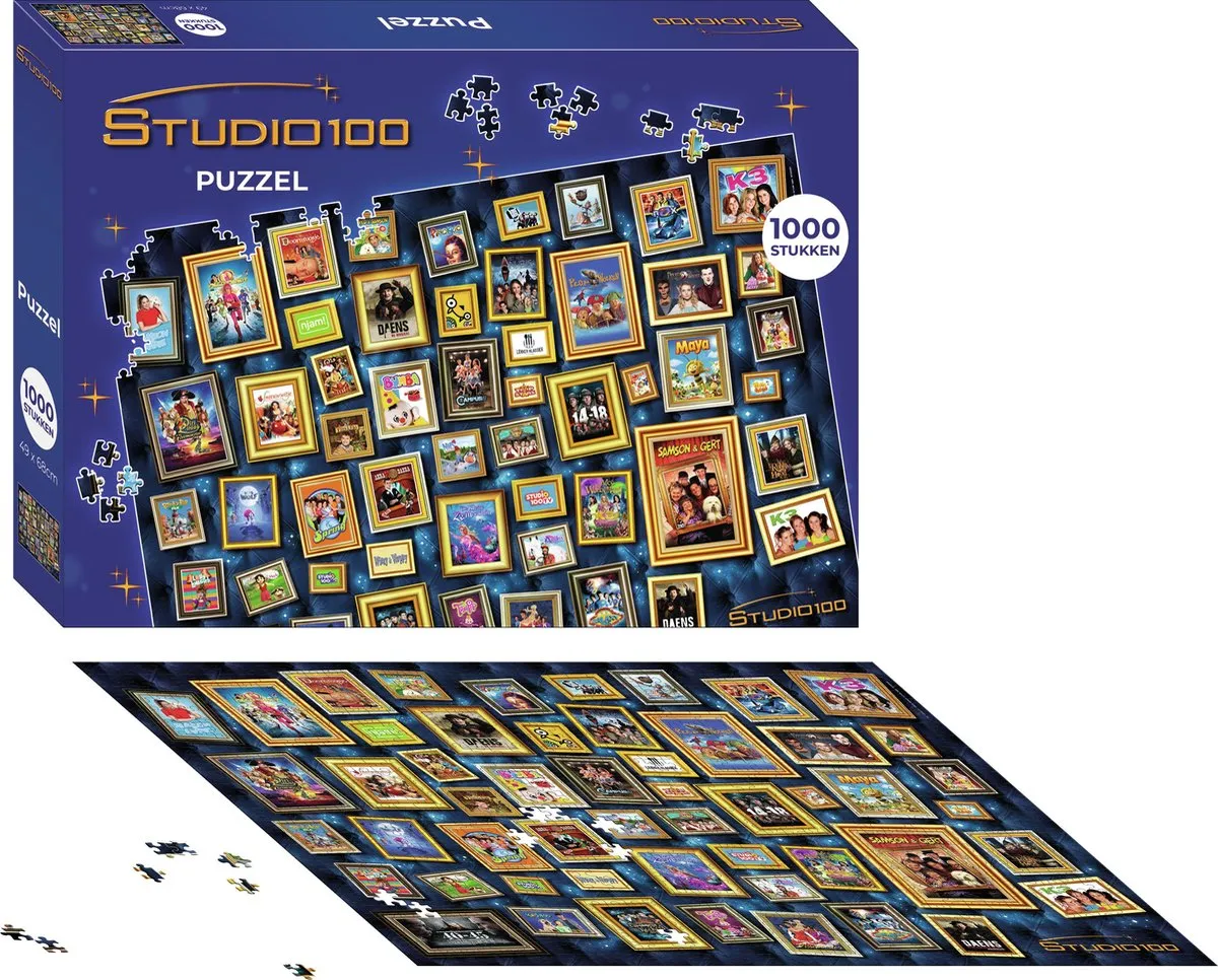 Studio 100 Puzzel 25 Jaar Jubileum 1000 Stuks - Multicolor