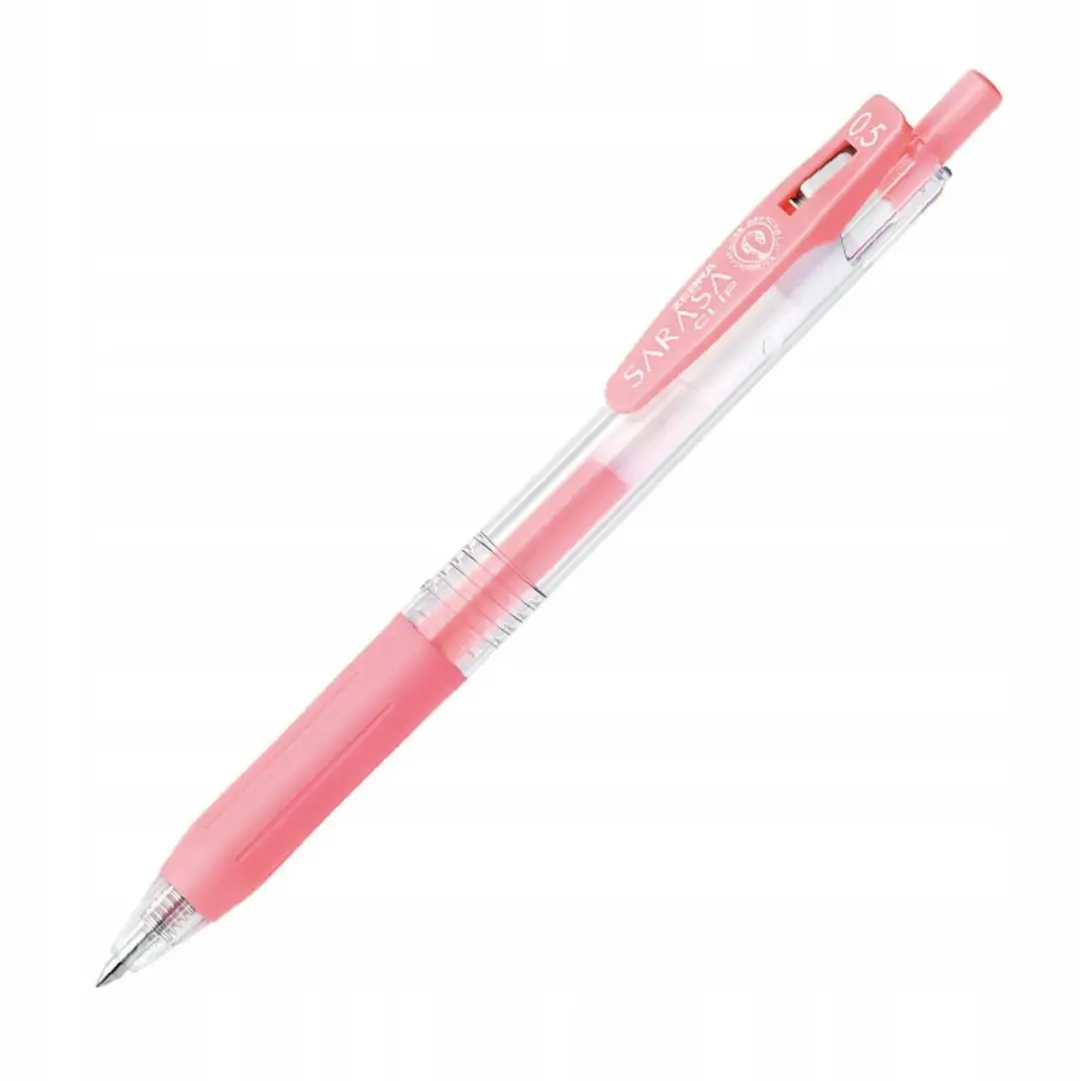 Zebra Sarasa Clip Gelpen 0.5 Milk Rood