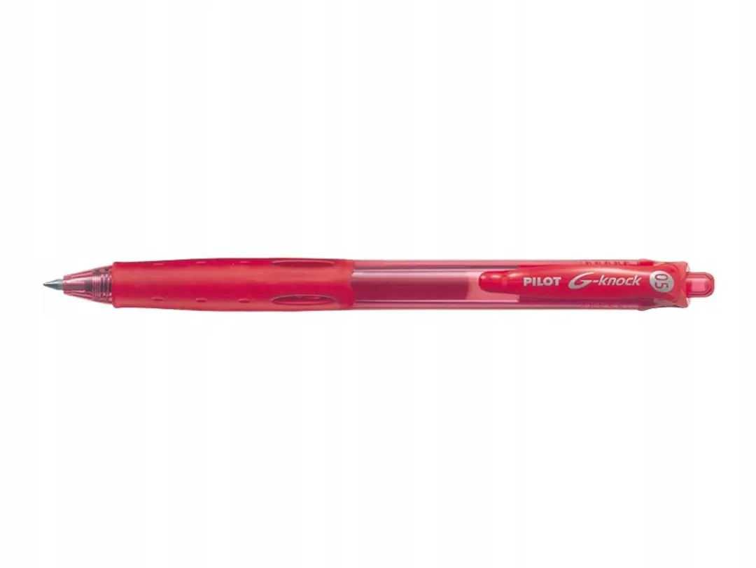 Pilot G-Knock Gelpen 0.5mm Rood