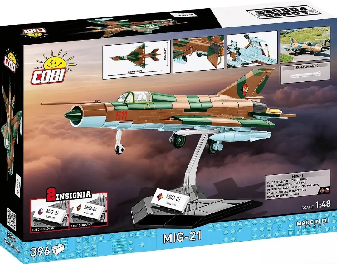 Cobi Armed Forces MIG-21 5919 - afbeelding 4 van 6