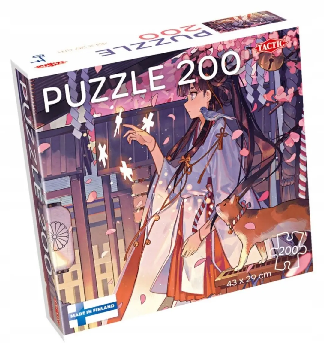 Tactic Anime Meisje Puzzle 200 Stuks