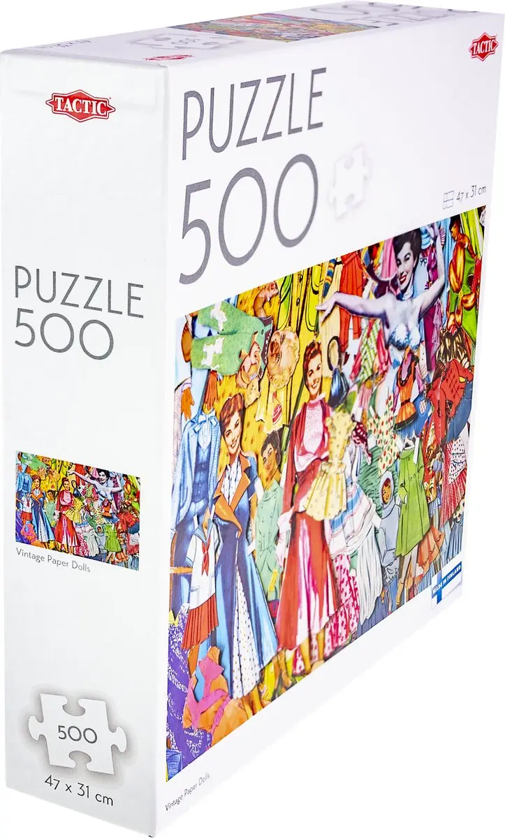 Tactic Vintage Paper Dolls Puzzel 500 Stukjes