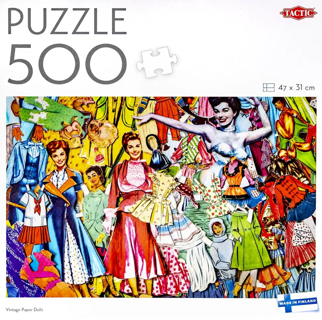 Tactic Vintage Paper Dolls Puzzel 500 Stukjes