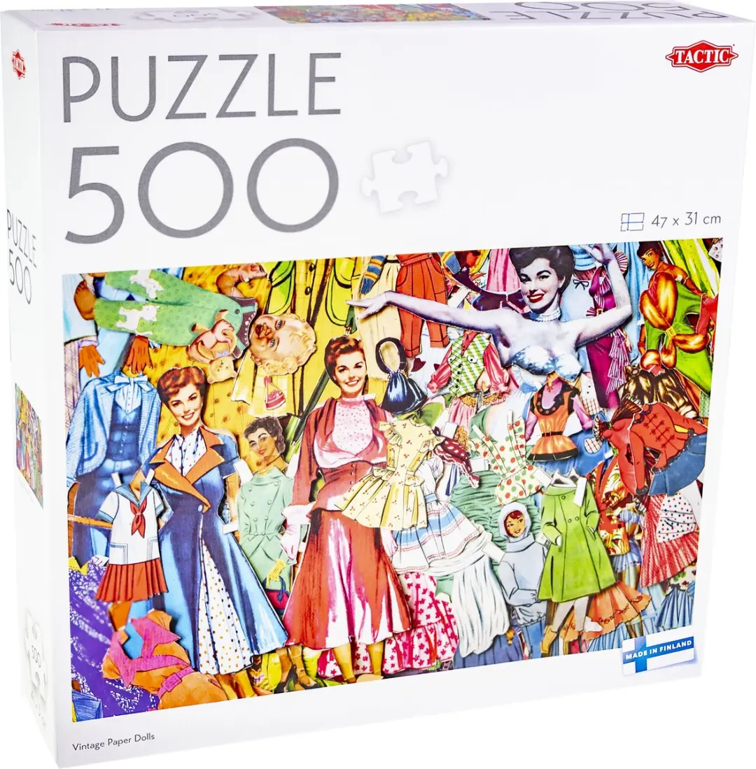 Tactic Vintage Paper Dolls Puzzel 500 Stukjes