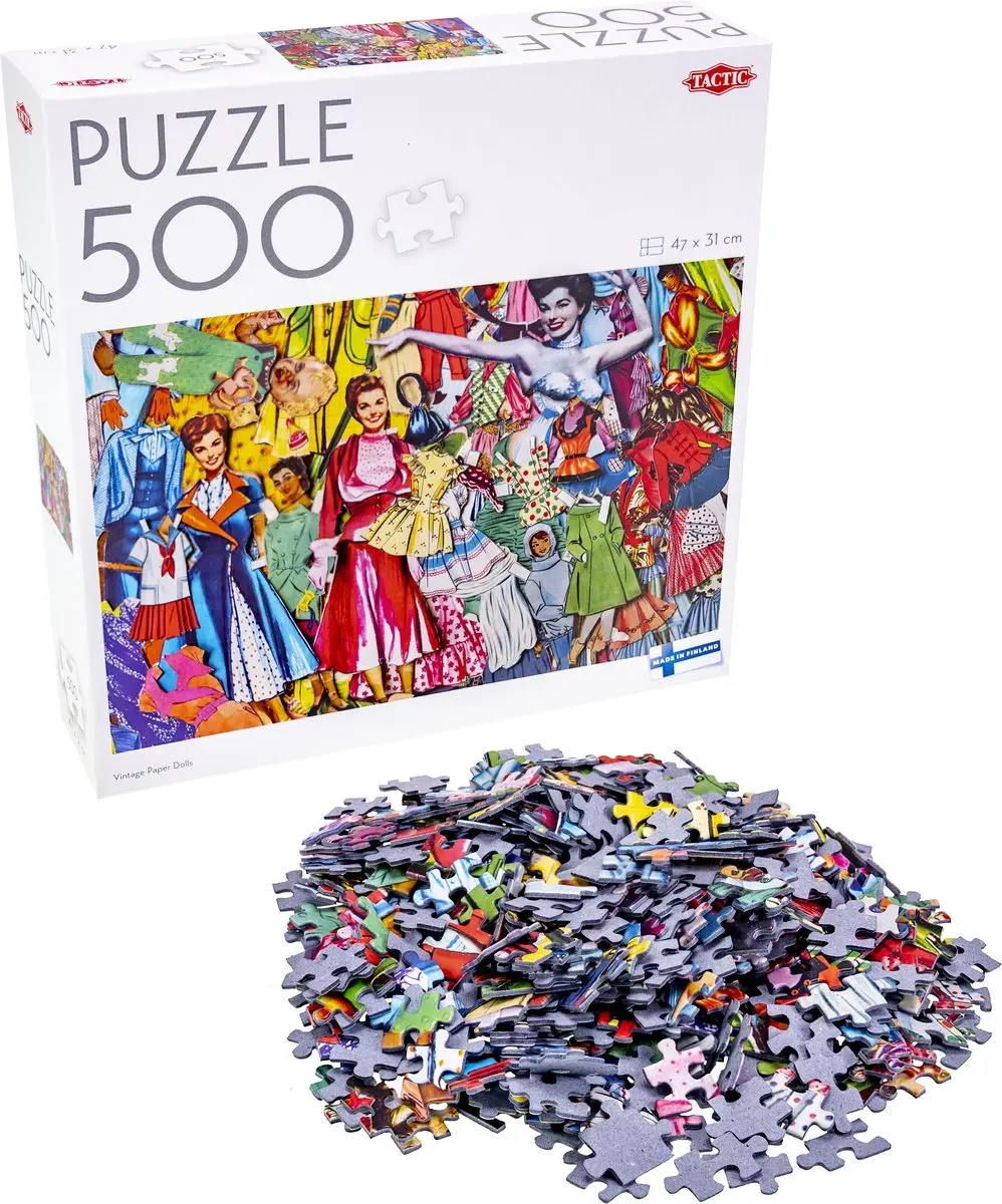 Tactic Vintage Paper Dolls Puzzel 500 Stukjes
