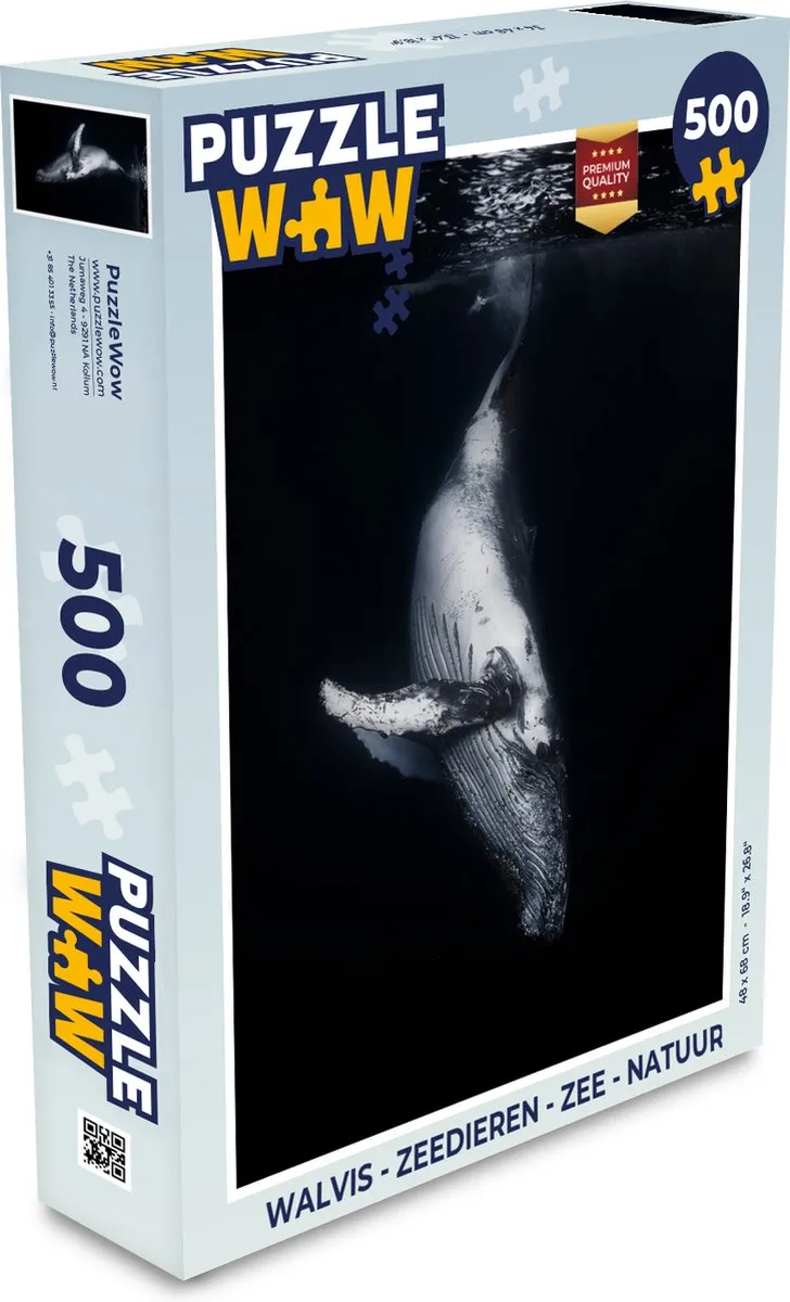 PuzzleWow Walvis Legpuzzel 500 Stuks