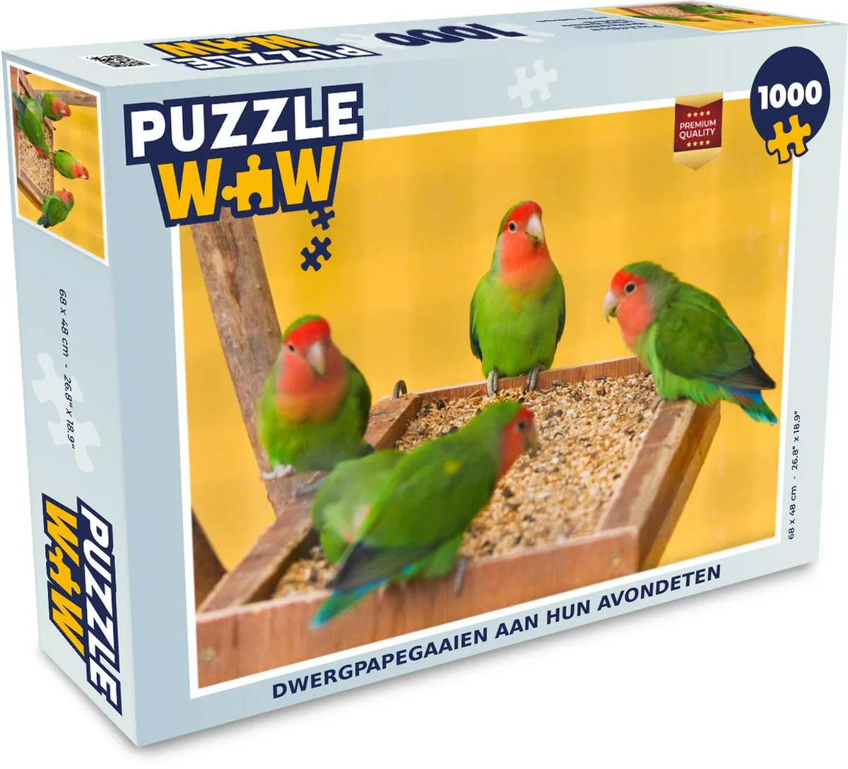 PuzzleWow Legpuzzel 1000 Stuks - Multicolor