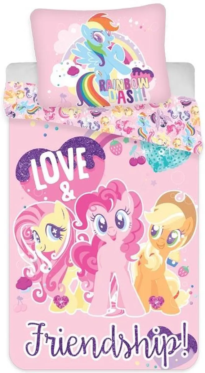 My Little Pony dekbedovertrek 140 x 200 cm
