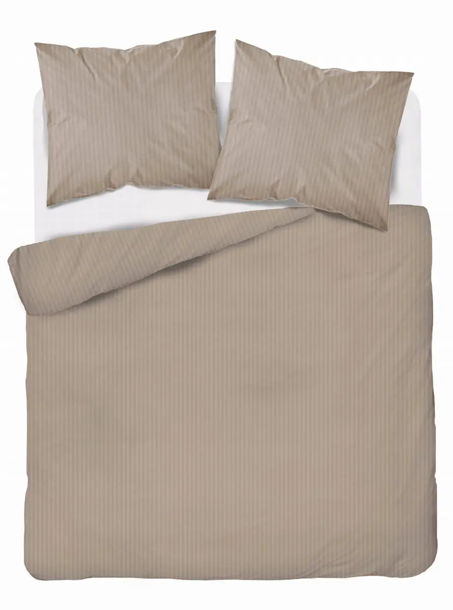 Pure Adamaszek Beddengoed 220x200cm Taupe
