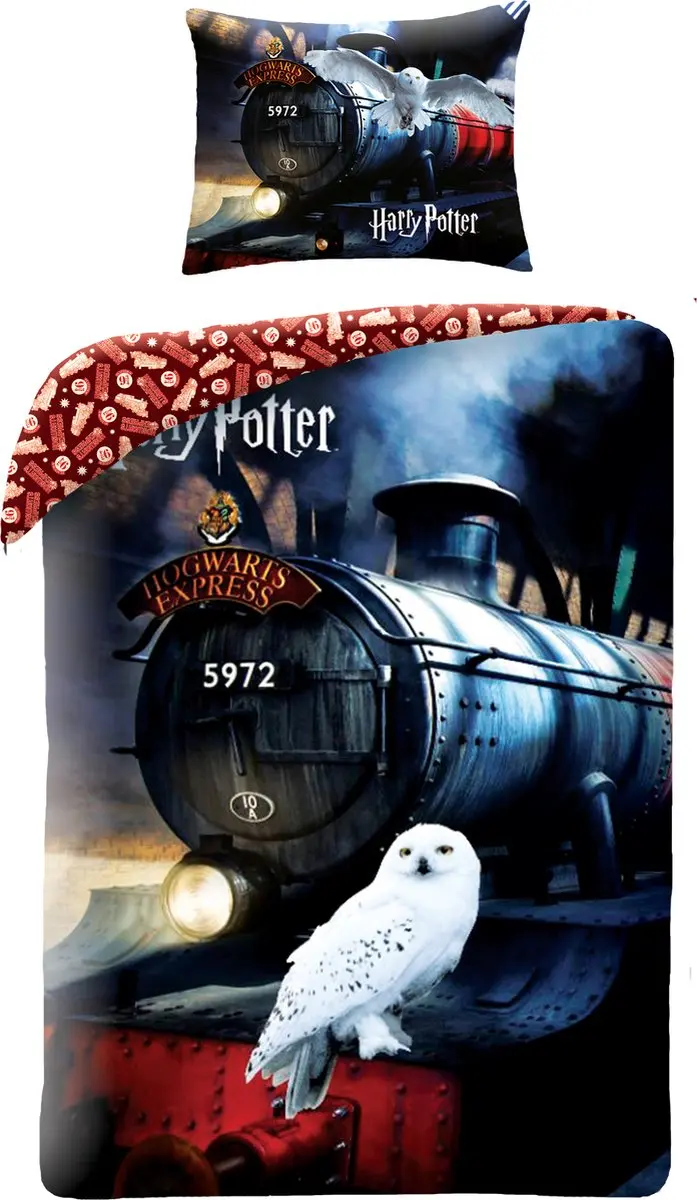 Harry Potter Dekbedovertrek Trein naar Zweinstein