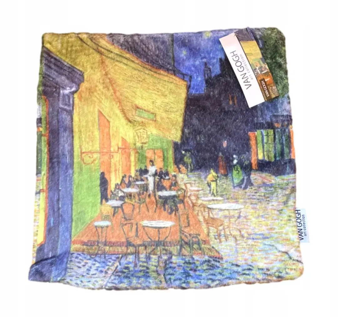 Flanellen Kussensloop Van Gogh Stijl 40x40 cm