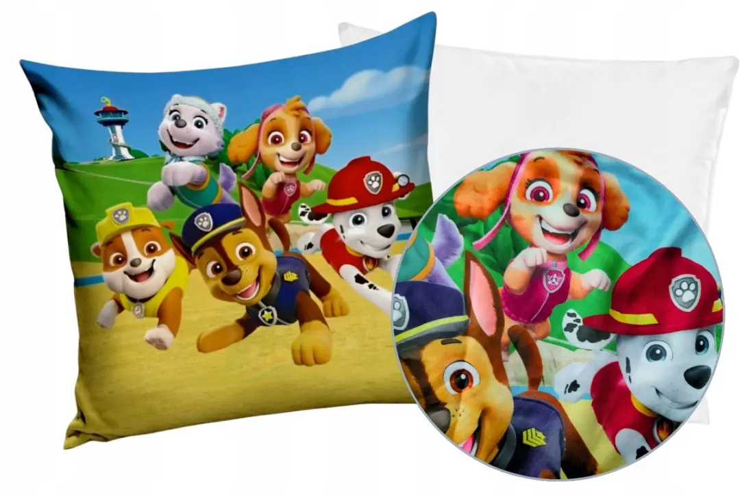 Paw Patrol Kussenhoes 40x40 cm met pluche kussen