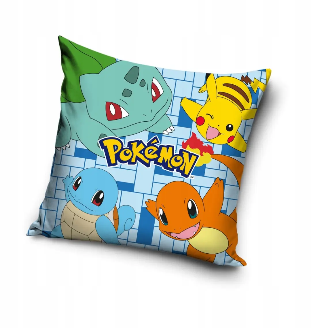 Pokemon Welwets Poszewka na Poduszkę 40x40 cm