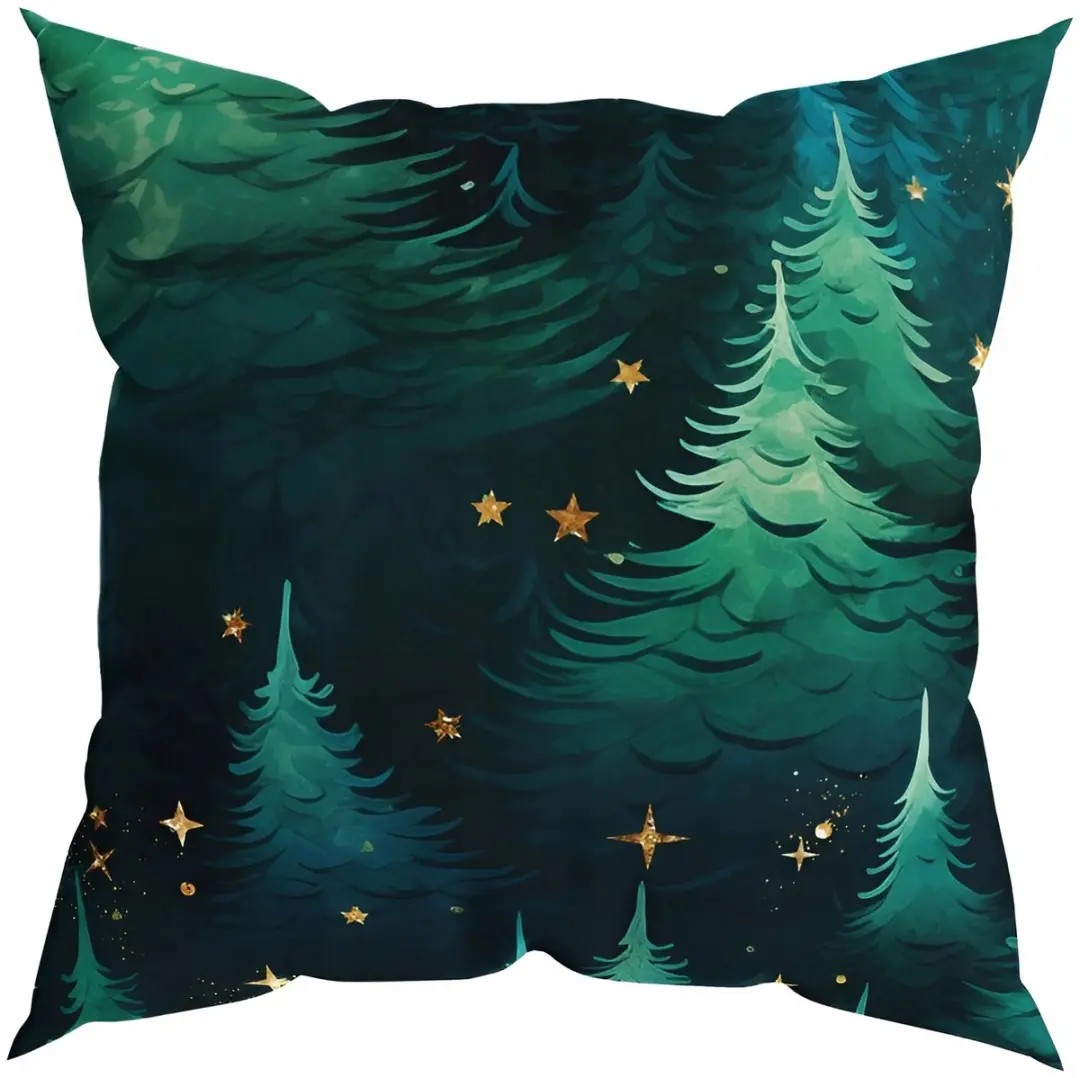 Kerst Kussenhoes Decoratief 40x40cm Fluweel met Rits