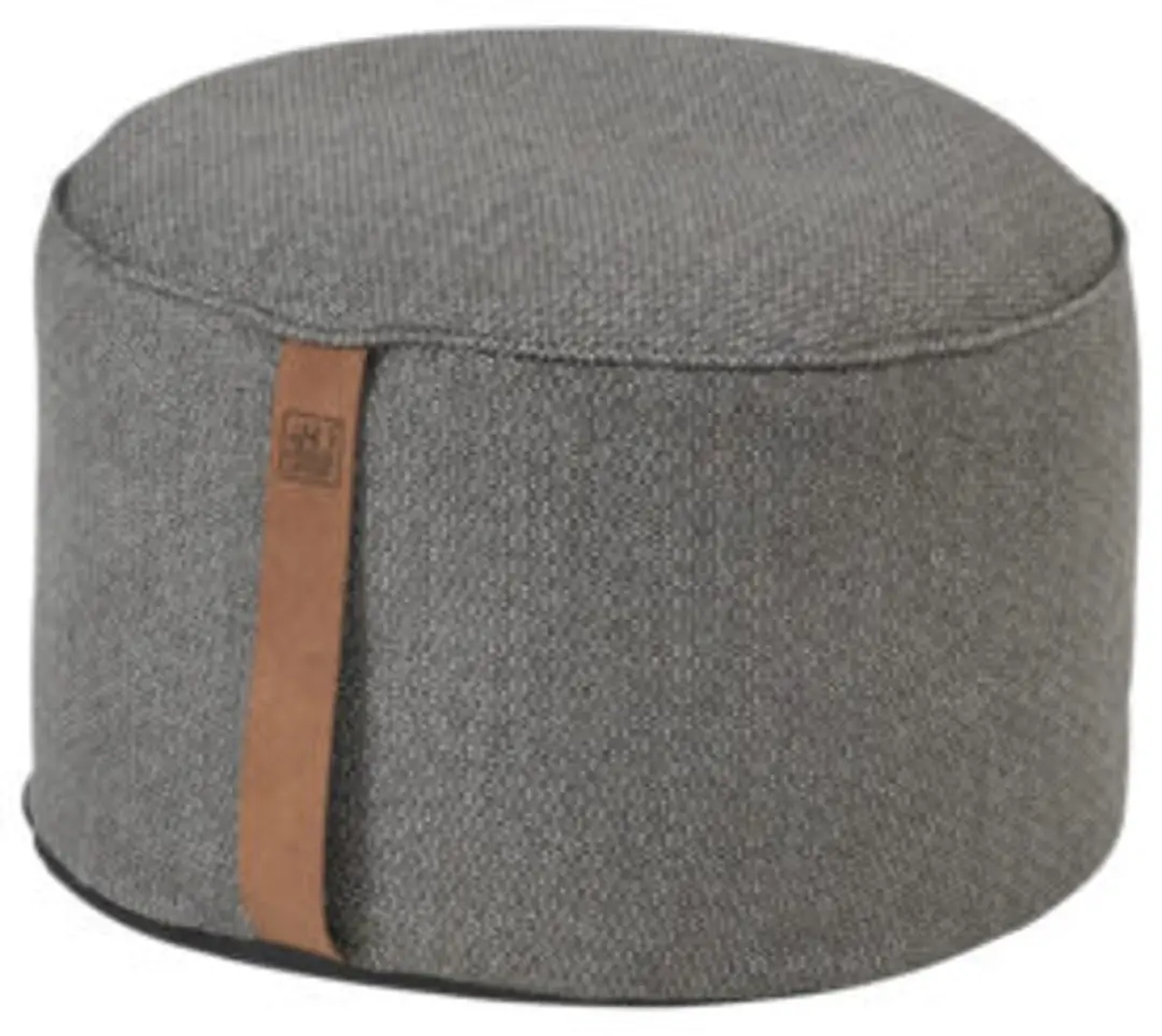 4 Seasons Outdoor Poef klein 58x32cm - Antraciet - afbeelding 6 van 6