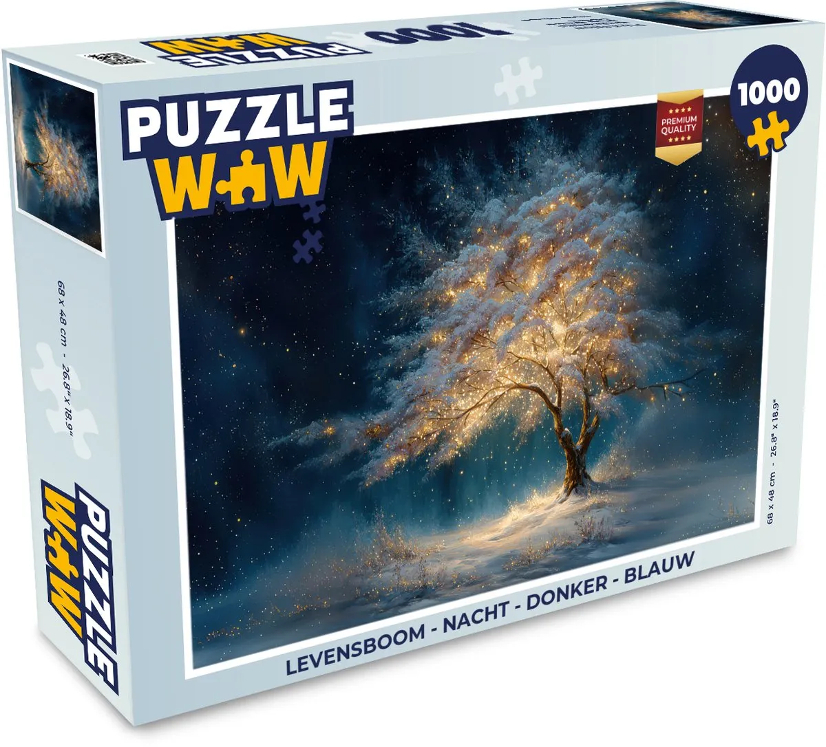 PuzzleWow Levensboom Nacht Puzzel 1000 Stuks