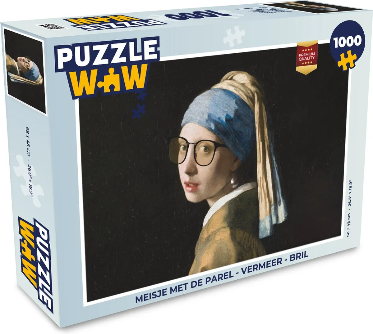 PuzzleWow Vermeer Legpuzzel 1000 Stuks