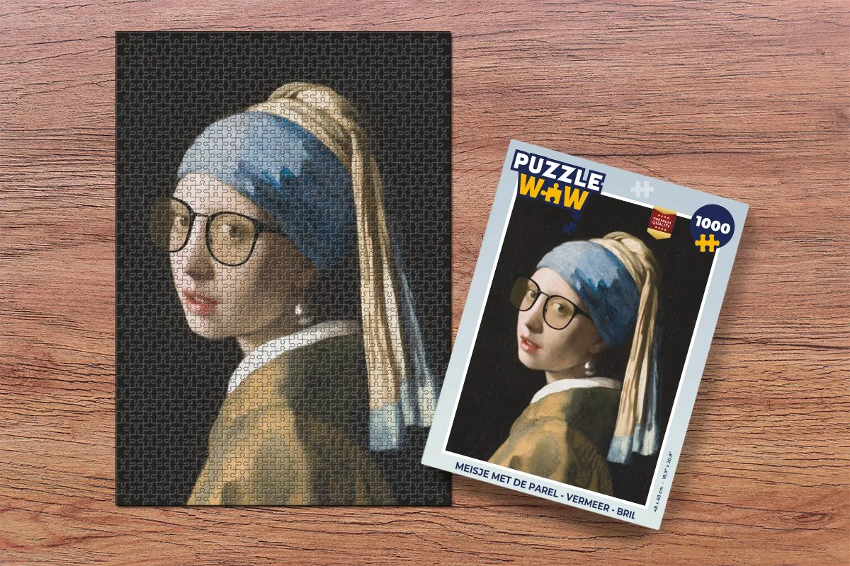 PuzzleWow Vermeer Legpuzzel 1000 Stuks - Multicolor