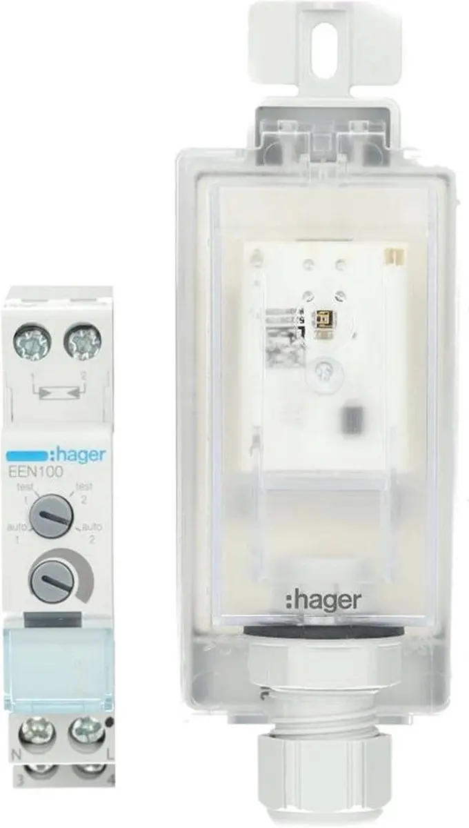 Hager EEN100 Schakelmodule 16A - Wit