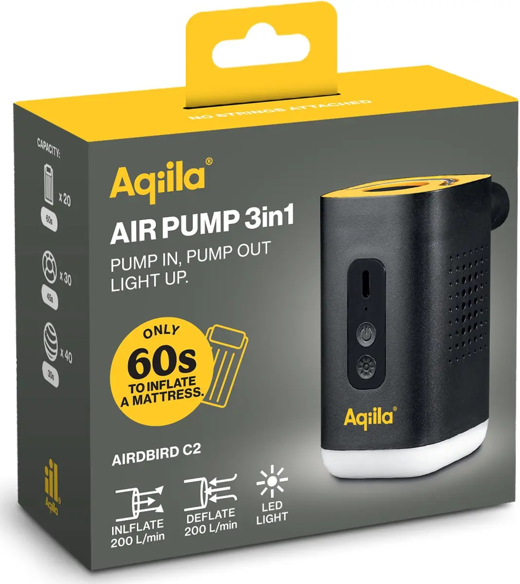 Aqiila Airbird C2 - Black/Yellow - afbeelding 5 van 5