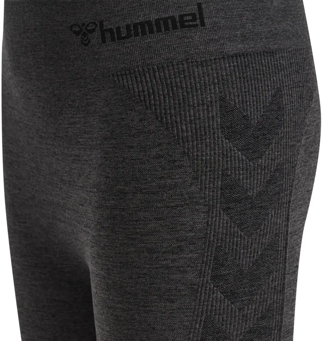 Hmlci Junior Seamless Tights 140 - Zwart Melange - afbeelding 5 van 6