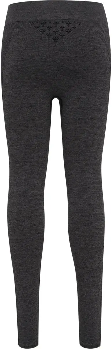 Hmlci Junior Seamless Tights 140 - Zwart Melange - afbeelding 3 van 6
