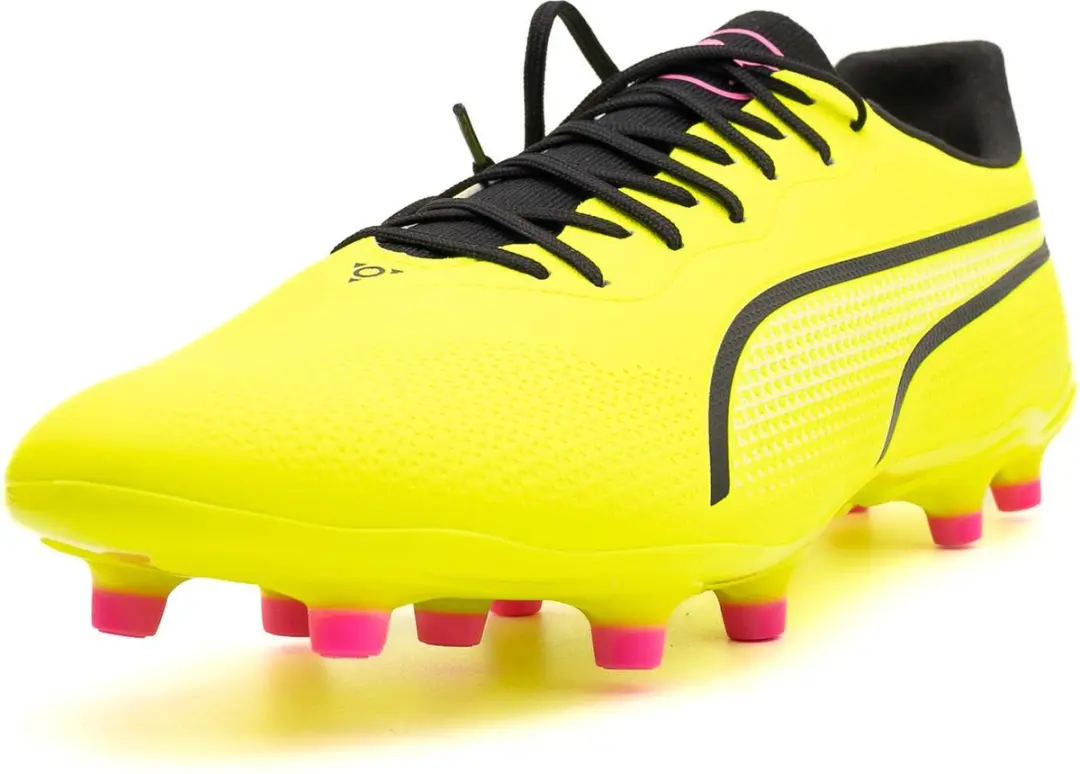 Puma King Pro FG Voetbalschoenen Geel - 45