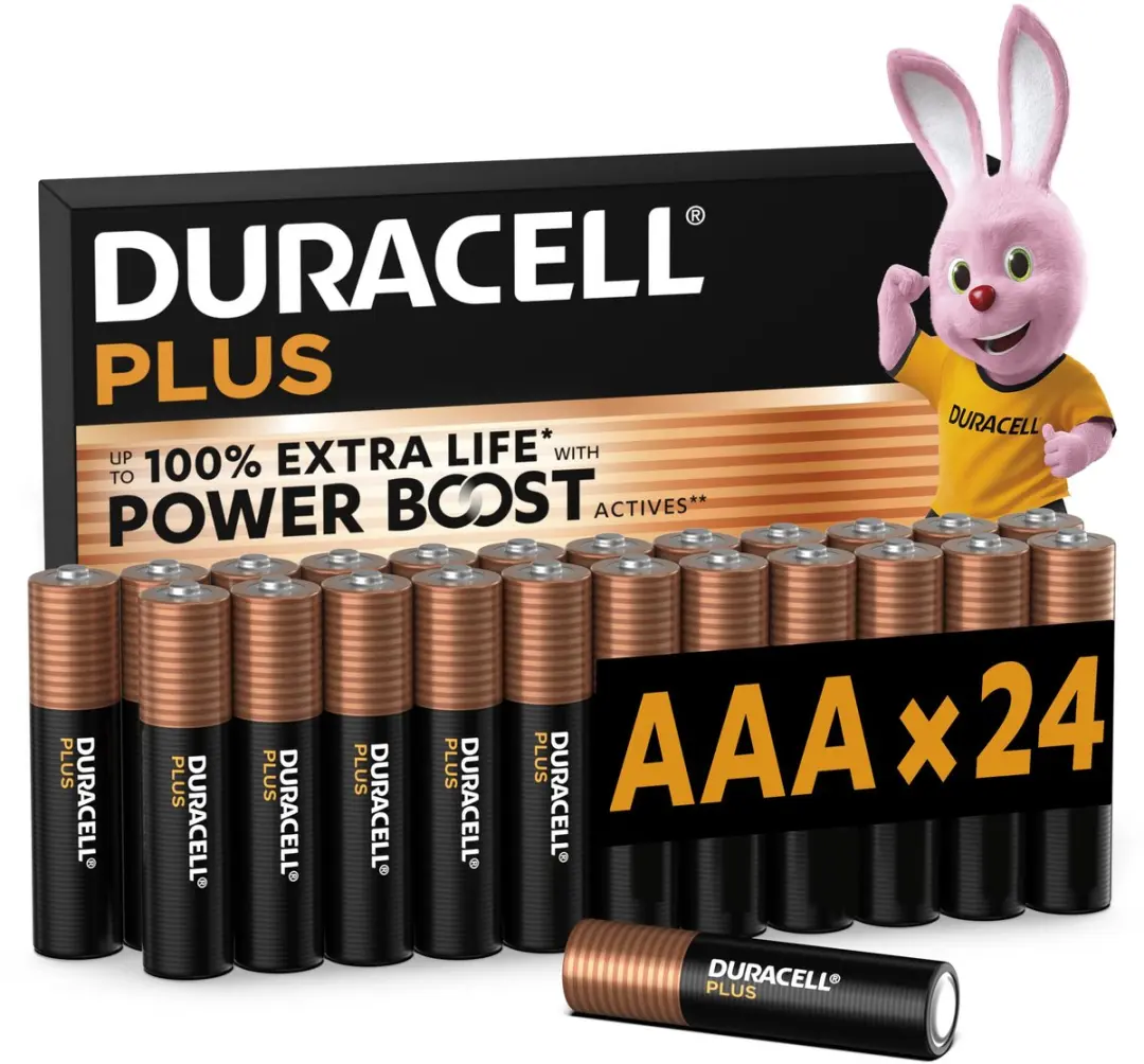 Duracell Plus AAA Batterijen 1,5V