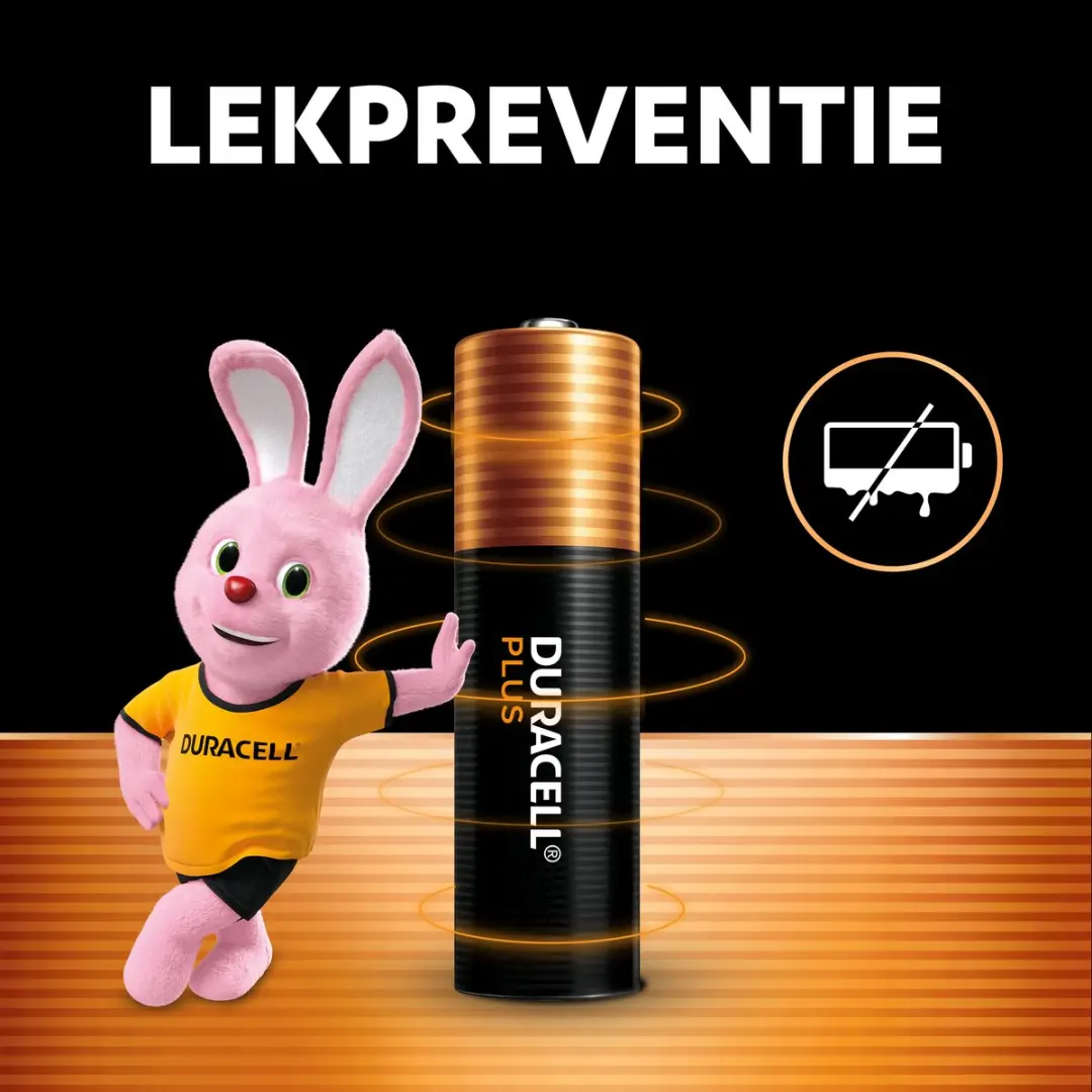Duracell Plus AAA Batterijen 1,5V - 36 Stuks