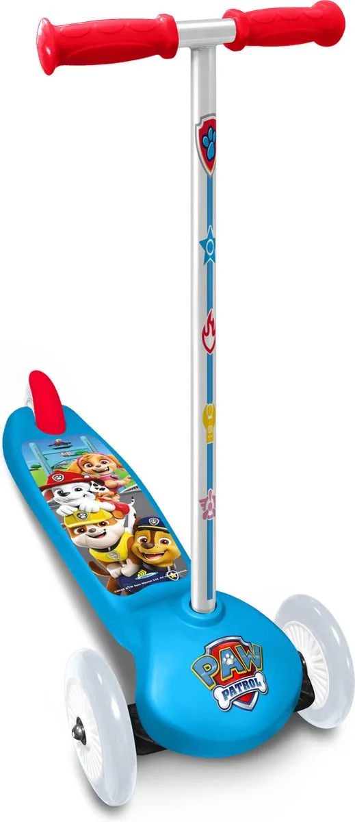 Nickelodeon Paw Patrol 3-Wiel Kinderstep Voetrem