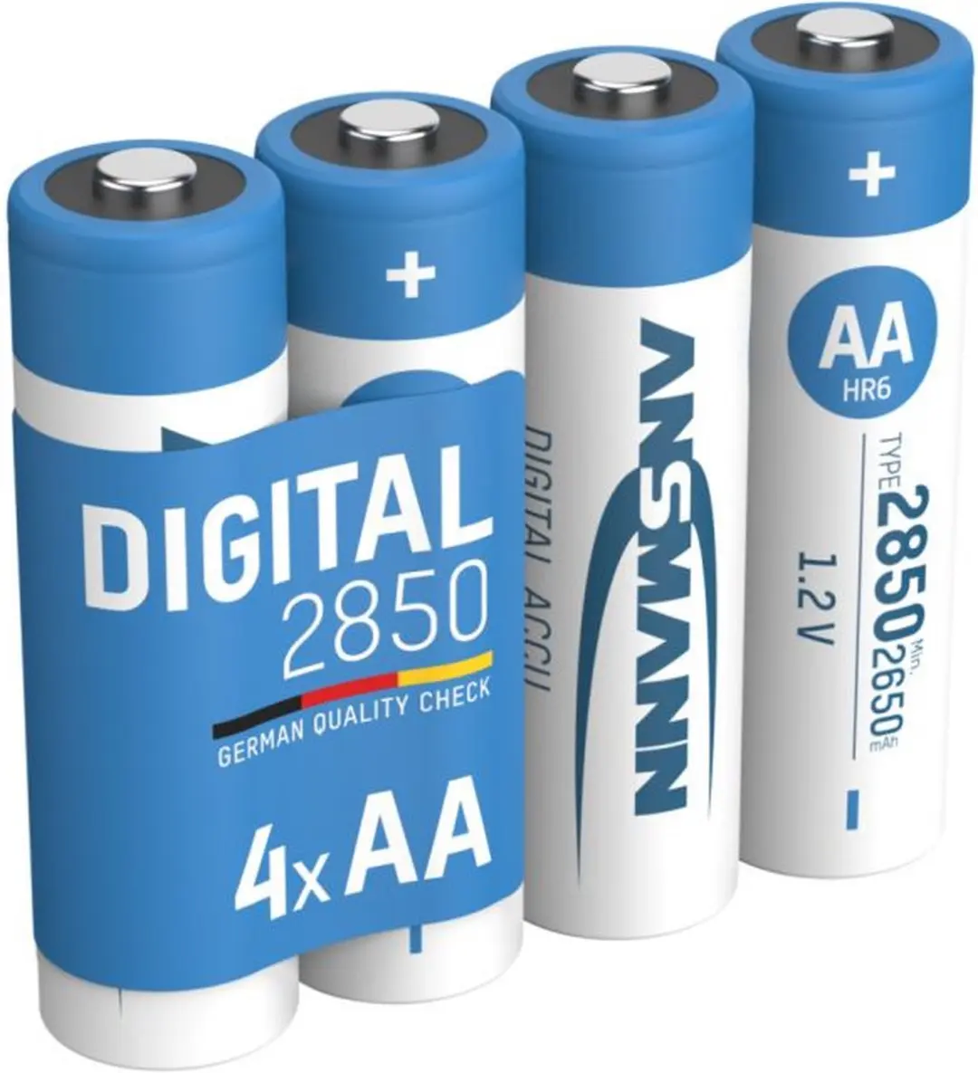 Ansmann AA 2850mAh Oplaadbare Batterijen - 4 Stuks - afbeelding 5 van 6