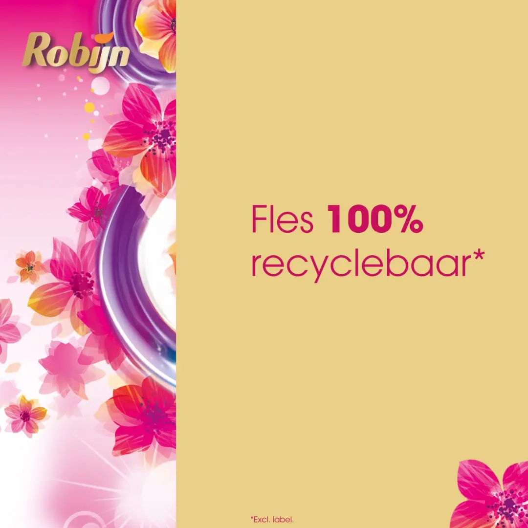 Robijn Pink Sensation Vloeibaar Wasmiddel 3L - 60 Wasbeurten - afbeelding 6 van 6