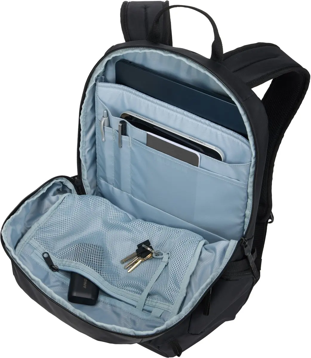 Thule EnRoute Backpack 21L Rugzak - 16 inch Laptopvak - 6 Vakken - Black - afbeelding 3 van 6